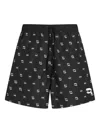 Karl Lagerfeld Ikon Swim Shorts In Black