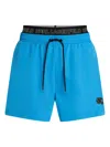 Karl Lagerfeld Ikon Swim Shorts In Blue