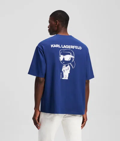 Karl Lagerfeld Ikon T-shirt In Blue