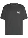 Karl Lagerfeld Ikon T-shirt In Grey