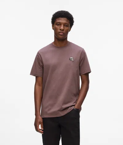 Karl Lagerfeld Ikon T-shirt In Pink