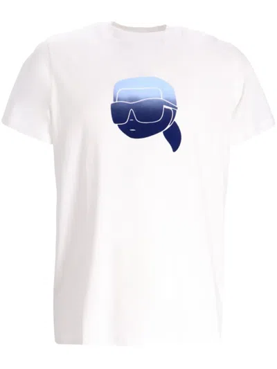 Karl Lagerfeld Ikon T-shirt In Weiss