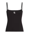 Karl Lagerfeld Ikon Tank Top In Black