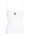 Karl Lagerfeld Ikon Tank Top In White