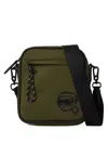 Karl Lagerfeld Ikon Kuriertasche Mit Print In Green