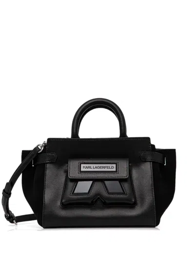 Karl Lagerfeld Ikon Tote Bag In Black