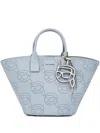 Karl Lagerfeld Ikon Tote Bag In Blue