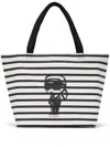 Karl Lagerfeld Ikon Tote Bag In White