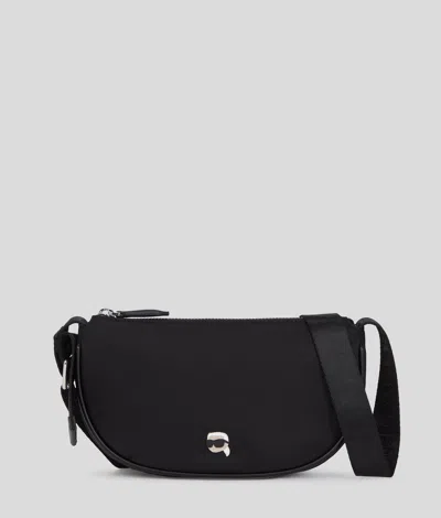 Karl Lagerfeld Ikon Umhängebeutel Aus Nylon In Black