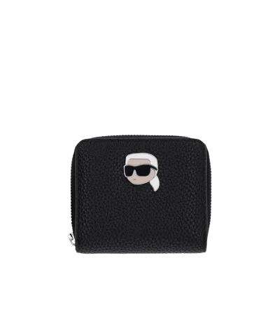 Karl Lagerfeld Ikon Wallet In Black