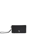 Karl Lagerfeld Ikon Grainy Phone Wallet In Black