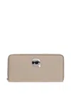 Karl Lagerfeld Ikon Wallet In Neutrals
