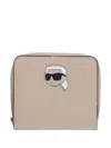 Karl Lagerfeld Ikon Wallet In Neutrals