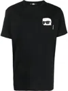 Karl Lagerfeld Ikonik 2.0 Pocket T-shirt In Black