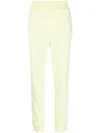 Karl Lagerfeld Ikonik 2.0 Tonal Track Pants In Green