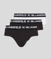 Karl Lagerfeld Ikonik 2.0 Briefs – 3 Pack In Black