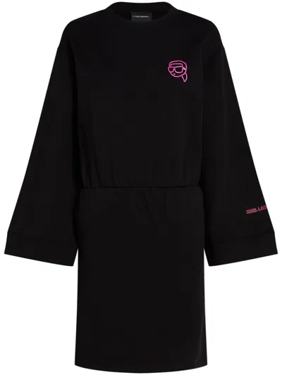 Karl Lagerfeld Ikonik 2.0 Dress In Black
