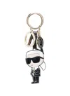 Karl Lagerfeld Ikonik 2.0 Karl Charm Keychain In White