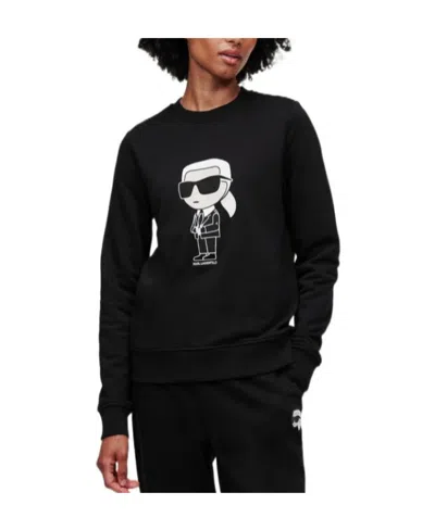 Karl Lagerfeld Ikonik 2.0 Karl Sweatshirt In Black