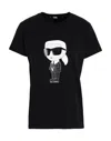 Karl Lagerfeld Ikon T-shirt In Black
