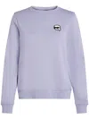 Karl Lagerfeld Ikonik 2.0 Patch Sweatshirt In Violett