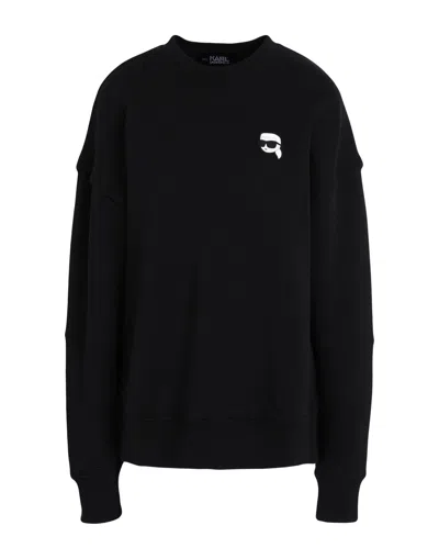 Karl Lagerfeld Sweatshirts In Black