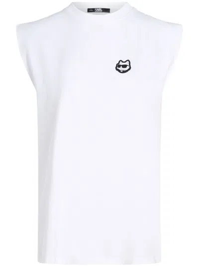 Karl Lagerfeld Ikonik 2.0 T-shirt In White