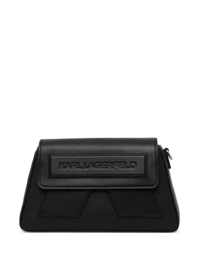 Karl Lagerfeld Ikonik K Shoulder Bag In Black