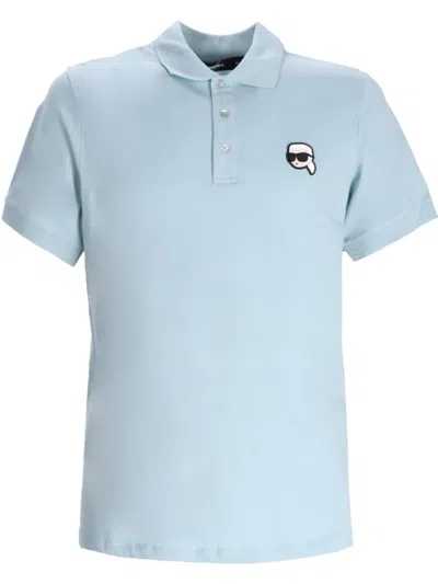 Karl Lagerfeld Ikonik Karl Polo Shirt In Blue
