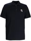 Karl Lagerfeld Ikonik Karl Poloshirt In Schwarz