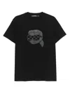 Karl Lagerfeld Ikonik Karl-print T-shirt In Black