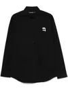 Karl Lagerfeld Ikonik Karl Shirt In Black