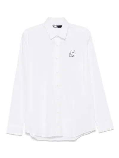 Karl Lagerfeld Ikonik Karl Shirt In White
