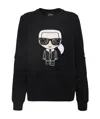 Karl Lagerfeld Ikonik Karl Sweatshirt In Black