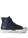 Karl Lagerfeld Monogram Kampus Sneakers In 蓝色