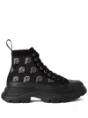 Karl Lagerfeld Ikon Nft Luna Rhinestone-embellished Boots In Black