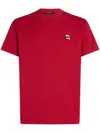 Karl Lagerfeld Ikonik Patch T-shirt In Red