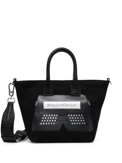 Karl Lagerfeld Ikonik/k Tote Bag In 黑色