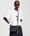 Karl Lagerfeld Ikon Monogram Kameratasche In Black