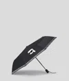Karl Lagerfeld Ikon Regenschirm In Black
