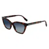 Karl Lagerfeld Brown Injected Sunglasses In Brown