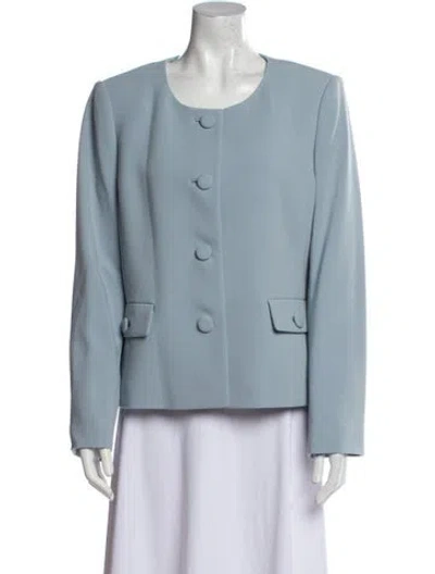 Pre-owned Karl Lagerfeld Jacket In Blue