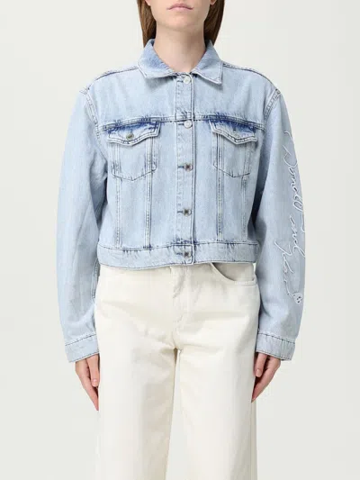 Karl Lagerfeld Jacket  Woman Color Denim In Blue