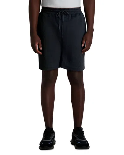 Karl Lagerfeld Jacquard Regular Fit Shorts In Black