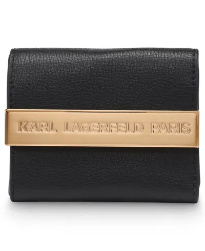 Karl Lagerfeld Jacqueline Bifold Wallet In Brown