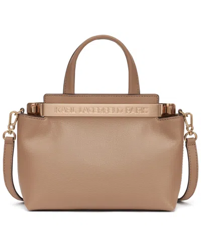 Karl Lagerfeld Jacqueline Crossbody Bag In Brown