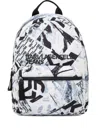 Karl Lagerfeld Jeans All-over Print Backpack In White