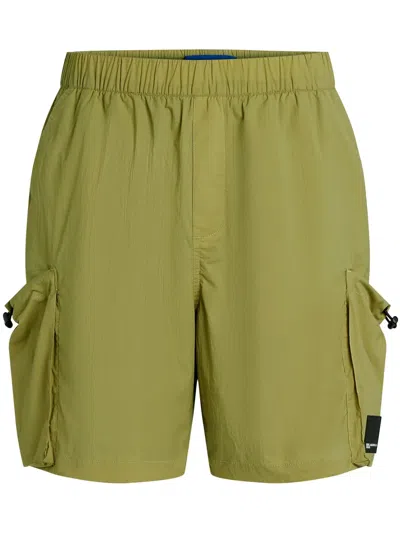 Karl Lagerfeld Jeans Box Cargo Shorts In Green