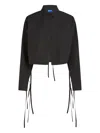 Karl Lagerfeld Jeans Button-down Shirt In Black