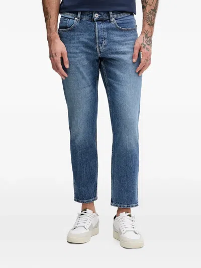 Karl Lagerfeld Jeans Buttoned Jeans In Blue